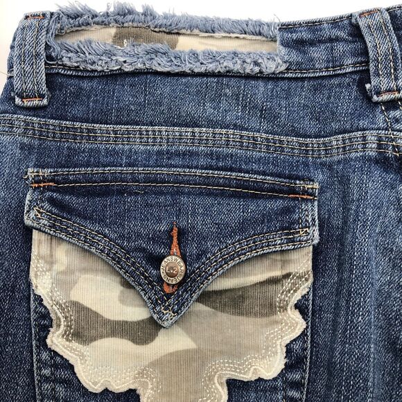 L2 Jeanswear Women's Bootcut Skinny Jeans Size 9 Medium Wash Embroidered Hippie - Picture 4 of 10